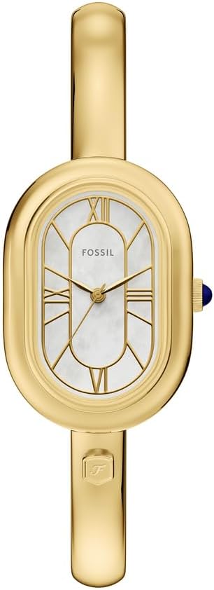 Fossil Sloan ES5444 damski zegarek ze stali nierdzewnej w złotym odcieniu, 25 mm