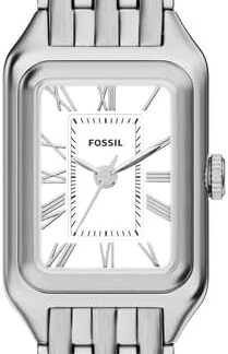 Fossil Raquel ES5469 damski zegarek ze stali nierdzewnej 18 mm w srebrnym odcieniu