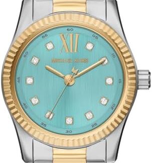 Michael Kors Lexington MK7579 damski dwukolorowy zegarek ze stali nierdzewnej, 26 mm