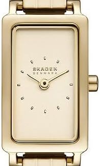 Skagen damski zegarek Hagen, kwarcowy dwukierunkowy mechanizm z paskiem ze stali szlachetnej lub skóry