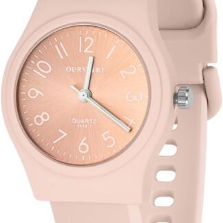 OFFCUP Silikonowy pasek damski zegarek sportowy 38 mm, analogowe zegarki kwarcowe, damskie zegarki z łatwą do odczytania tarczą, prosty damski zegarek na rękę dla lekarzy, pielęgniarek, studentów,