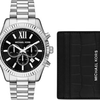 Michael Kors Lexington z mechanizmem kwarcowym i paskiem ze stali nierdzewnej lub skóry
