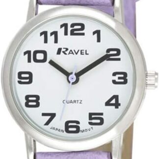 Ravel - Unisex - Zegarek na rękę z dużymi cyframi - Analogowy mechanizm kwarcowy - R0105