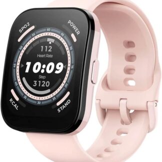 Amazfit Bip 5 46mm smartwatch z tętnem i 120 trybami sportowymi, połączenia Bluetooth, GPS i 4 systemy pozycjonowania satelitarnego