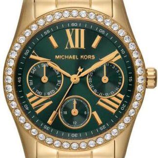Michael Kors zegarek Lexington dla kobiet, mechanizm kwarcowy z chronografem, pasek ze stali szlachetnej