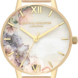 Olivia Burton Damski Ob16Pp45 Zegarek na Rękę, Złoty, Ø 30 mm