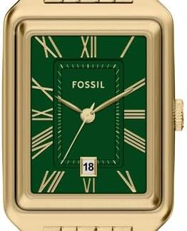 Fossil Raquel ES5452 damski zegarek ze stali nierdzewnej w kolorze złotym, 23 mm