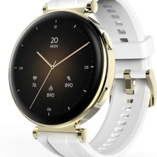 Hama Smartwatch 7000 (1,32" ekran AMOLED, wodoodporność IP68/3 ATM, połączenia głosowe, asystenci Siri/Google,VO2max, tętno, SpO2, fazy snu, 110 trybów sportowych, powiadomienia, mikrofon) złoty