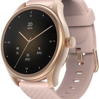 Smartwatch 5010", monitorowanie snu, okrągły, wodoszczelny, 1,38", różowy