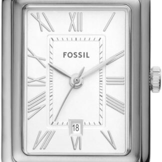 Fossil Damski zegarek kwarcowy Raquel ze stali nierdzewnej z trzema rękami