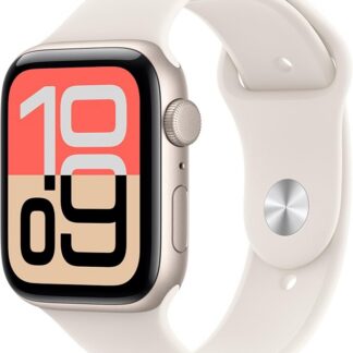 Apple Watch SE 3rd Gen (2025) GPS - 40mm - Starlight Case - Starlight Sport Band - S/M