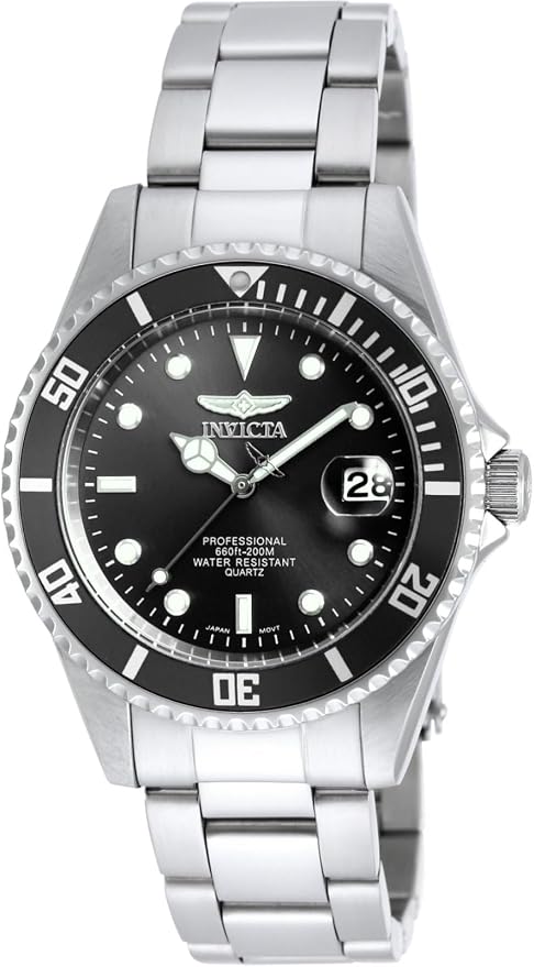 Invicta Pro Diver Zegarek z kwarcem ze stali nierdzewnej - 37 mm