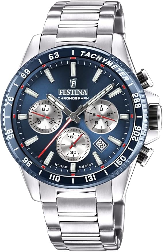 Męski zegarek ze stali szlachetnej Festina Chronograph F20560/2