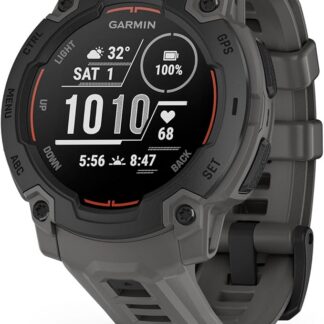 Garmin Instinct E, 45 mm GPS Smartwatch, Black Bezel/Charcoal Band