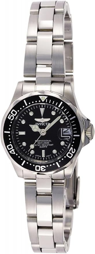 Invicta Pro Diver Damski zegarek kwarcowy ze stali nierdzewnej - 24 mm
