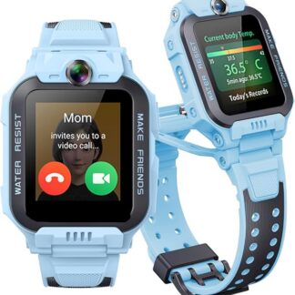 imoo Watch Phone Z7, Smartwatch dla dzieci, Smartwatch dla dzieci z długotrwałym wideo i połączeniami telefonicznymi, wodoodporność IPX8 (Z7, niebieski)