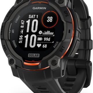 Instinct 3 GPS 45mm Smartwatch, Solar, Black