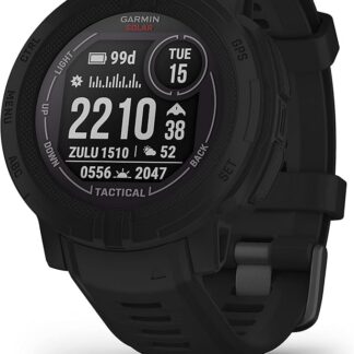 Garmin Instinct 2 Solar Tactical Edition Smartwatch GPS, Czarny, L