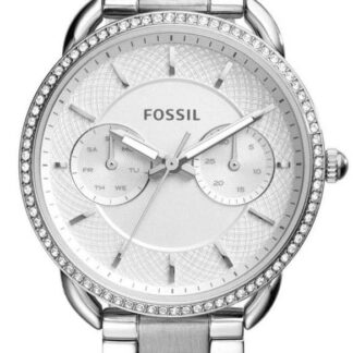 Fossil Damski analogowy zegarek kwarcowy z paskiem ze stali nierdzewnej
