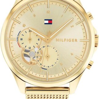 Tommy Hilfiger Analogowy wielofunkcyjny zegarek kwarcowy dla kobiet z bransoletą ze stali nierdzewnej