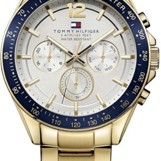 Tommy Hilfiger Mężczyźni 1791121 Zegarek, Złoty, Ø 48 mm