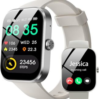 Smartwatch dla kobiet i mężczyzn z funkcją telefonu, 1,91" HD ekran dotykowy Smart Watch z Bluetooth, połączenia, 112+ trybami sportowymi, wodoodporny IP68, zegarek sportowy z pulsometrem, monitorem