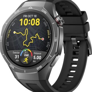 HUAWEI WATCH GT 5 Pro 46 mm smartwatch dla mężczyzn, stop tytanu, zegarek golfowy, śledzenie stanu zdrowia, monitorowanie EKG, czas pracy baterii do 14 dni, GPS, połączenie Bluetooth, kompatybilny z