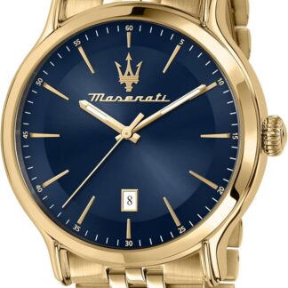 Maserati Zegarek męski Kolekcja Epoca Limited Edition, Czas i Data, Quartz-R8853118023, Złoto, 42mm, bransoletka