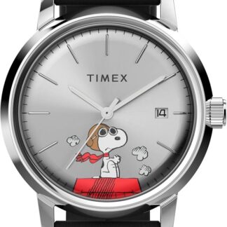 Timex Zegarek Automatyczny TW2W49600, Czarny, pasek
