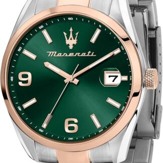 Maserati Limited Edition męski zegarek, czas, data, analogowy, stalowy pasek, kolekcja atrakcji - R8853151020, Wielokolorowy, 43.00, bransoletka