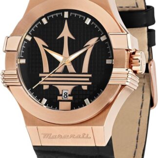 Maserati Zegarek męski, czas, data, analogowy, koperta 42 mm, limitowana edycja mocy - R8851108036, czarne, 42, pasek