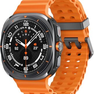 Samsung Galaxy Watch Ultra Smartwatch - wersja 2025, 47 mm, szary tytanowy, LTE (wersja CAD i) - trwała tytanowa obudowa, konstrukcja poduszki, szybki przycisk, monitorowanie zdrowia oparte