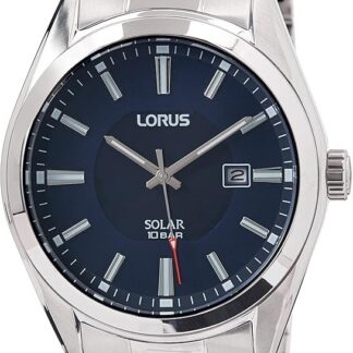Lorus analogowy męski zegarek na rękę Solar 32025152, wielokolorowa, Einheitsgröße, bransoletka