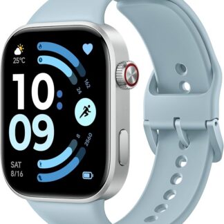 XIAOMI Redmi Watch 6, męski zegarek damski, monitor aktywności AMOLED 2,07 cala, z monitorem tętna, 150+ trybów sportowych, czas pracy 24 dni, 5 ATM, GPS, Android i iOS, niebieski