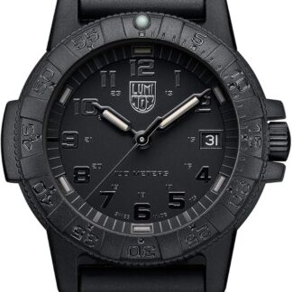 Luminox skórzany tył żółw morski 100 m wodoodporny analogowy zegarek kwarcowy