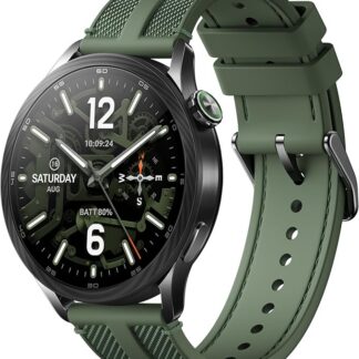XIAOMI Zegarek S5 46 mm, smartwatch dla mężczyzn i kobiet, 3.8 cm AMOLED, monitor aktywności fizycznej z monitorowaniem tętna/snu, 21 dni pracy baterii, 150+ trybów sportowych, dwuzakresowy GPS, NFC