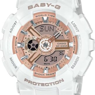 Zegarek Casio BA-110X-7A1ER, biały, pasek