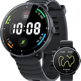 Parsonver Smartwatch dla Mężczyzn Kobiet, Wbudowany GPS, Wodoodporny 5 ATM do Pływania w Basenie i na Otwartych Akwenach, Zegarek Fitness z Wyświetlaczem AMOLED, Ponad 100 Trybów Sportowych, Puls, Sen