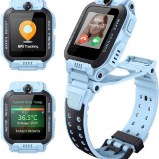 imoo Z7 Smartwatch dla Dzieci, Dwukamerowy Telefon z Wideorozmowami HD i Połączeniami Głosowymi, Zegarek GPS z Lokalizacją, 4 Tryby Sportowe, Całodobowe Monitorowanie Zdrowia (Niebieski)