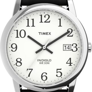 Timex Men's Easy Reader 35mm Date Window Leather Strap Watch