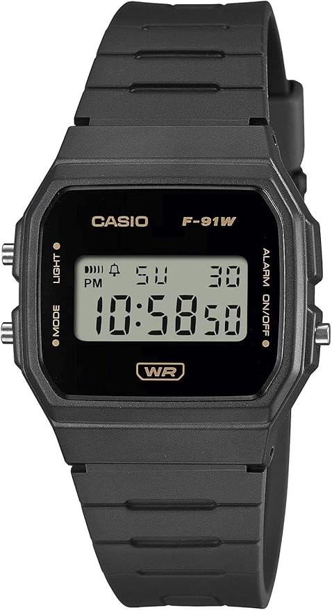 Casio Reloj Digital para Unisex Adulto de Cuarzo con Correa en Plástico F-91WB-8AEF