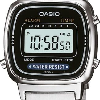 Casio Kobiety Vintage Zegarek, Szary/Czarny, Ø 25 mm