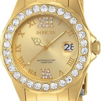 Invicta Pro Diver Damski zegarek kwarcowy ze stali nierdzewnej - 38 mm