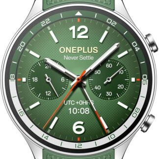 OnePlus 2R Smartwatch z systemem Wear OS 4 od Google, chipsetem Snapdragon W5, do 100 godzin pracy baterii, 1,43-calowy wyświetlacz AMOLED, tryb sportowy ponad 100, dwuczęstotliwościowe GPS, zielony