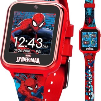 Accutime SPD4588 smartwatch dziecięcy, zegarek dziecięcy z kamerą do selfie, ze stoperem, 6 gier, 3 tła, 10 cyferblatów, dyktafon, zegarek fitness, budzik, czerwony