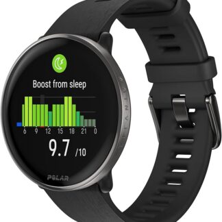 Polar Ignite 3 Titanium - Zegarek do Fitness z GPS, z Ekranem Dotykowym 1,28" AMOLED, Analiza Snu, Calodobowy Monitor Aktywnosci, Pomiar Tetna, Personalizowane Sesje Treningowe, 150+ sportowych