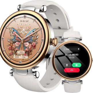 TOZO S8 Zegarek Smart AMOLED dla kobiet i mężczyzn, 1,32" ekran HD, Bluetooth do połączeń i wiadomości, smartwatch z trackerem aktywności, monitor zdrowia i snu, 100+ trybów sportowych, wodoodporny