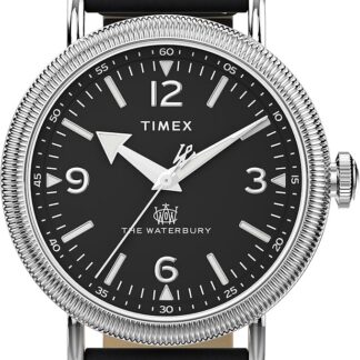 Timex Men's Waterbury Coin Edge 40mm Leather Strap Watch