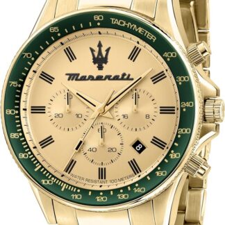 Maserati Zegarki męskie analogowe, kwarcowe, 32014707, ó?te z?oto, Bransoletka