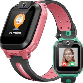 imoo Watch Phone Z1 Kids Smart Watch, Smartwatch dla dzieci 4G z długotrwałym wideo i telefonem, zegarek GPS dla dzieci z lokalizacją w czasie rzeczywistym i wodoodporność IPX8 (różowy)